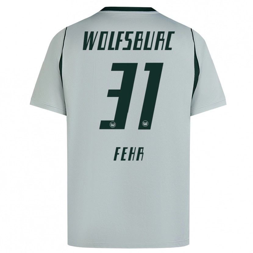 Danxen Dámské Henrik Fehr #31 Šedá Zelená Daleko Hráčské Dresy 2026/27 Dres