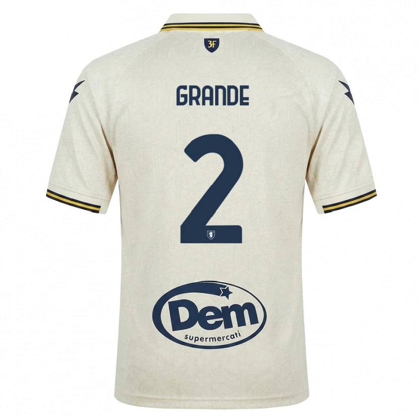 Danxen Dámské Alessandro Grande #2 Oldlace Žlutá Černá Daleko Hráčské Dresy 2026/27 Dres