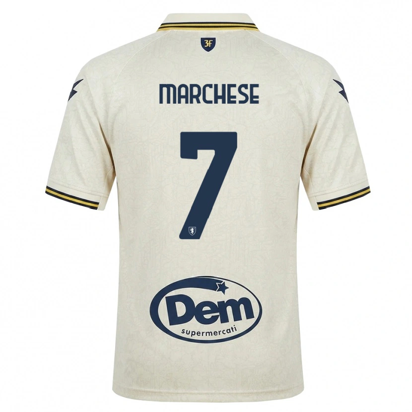 Danxen Dámské Carmelo Marchese #7 Oldlace Žlutá Černá Daleko Hráčské Dresy 2026/27 Dres