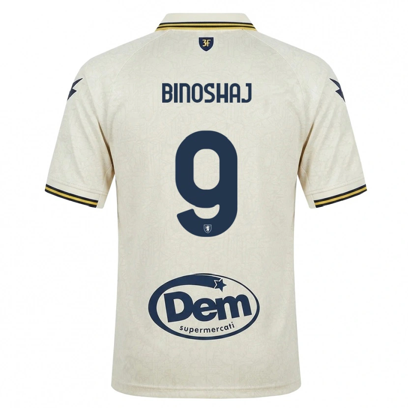 Danxen Dámské Samuele Binoshaj #9 Oldlace Žlutá Černá Daleko Hráčské Dresy 2026/27 Dres