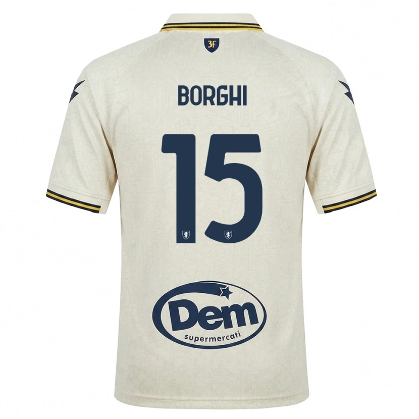 Danxen Dámské Giordano Borghi #15 Oldlace Žlutá Černá Daleko Hráčské Dresy 2026/27 Dres