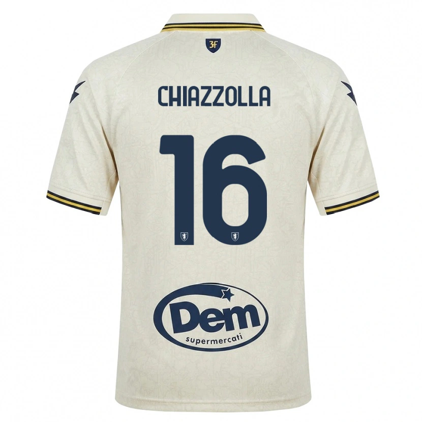 Danxen Dámské Marco Chiazzolla #16 Oldlace Žlutá Černá Daleko Hráčské Dresy 2026/27 Dres