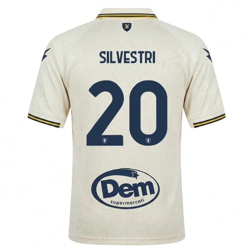 Danxen Dámské Manuel Silvestri #20 Oldlace Žlutá Černá Daleko Hráčské Dresy 2026/27 Dres