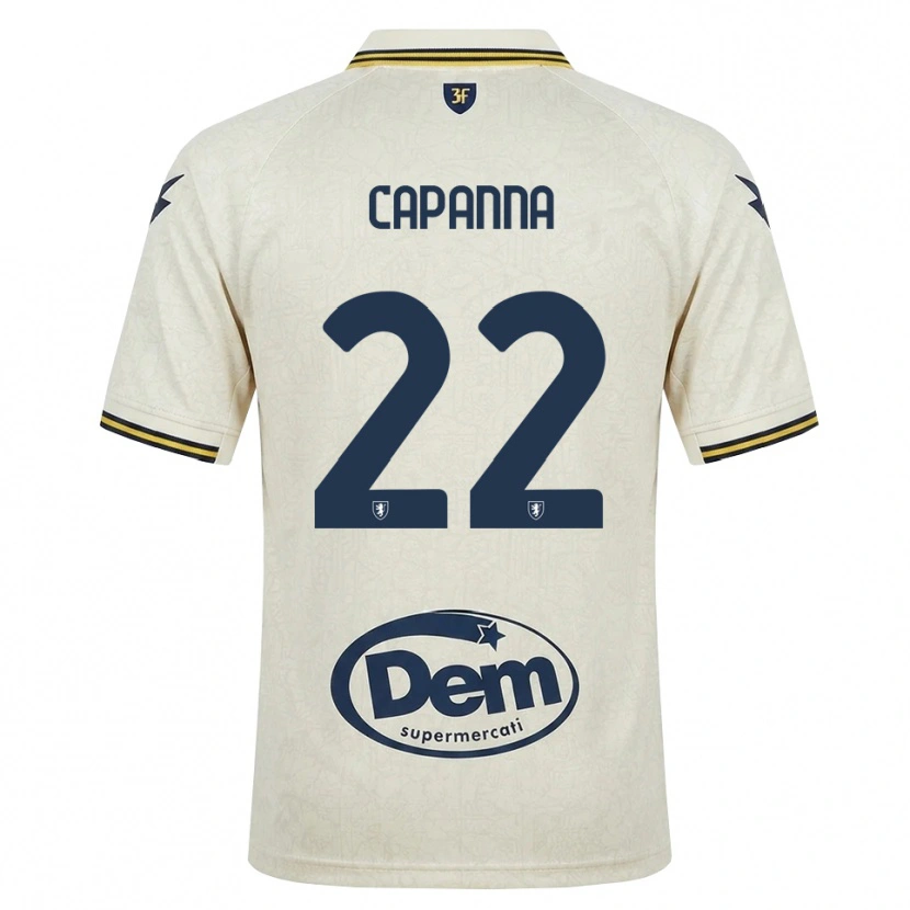 Danxen Dámské Tommaso Capanna #22 Oldlace Žlutá Černá Daleko Hráčské Dresy 2026/27 Dres