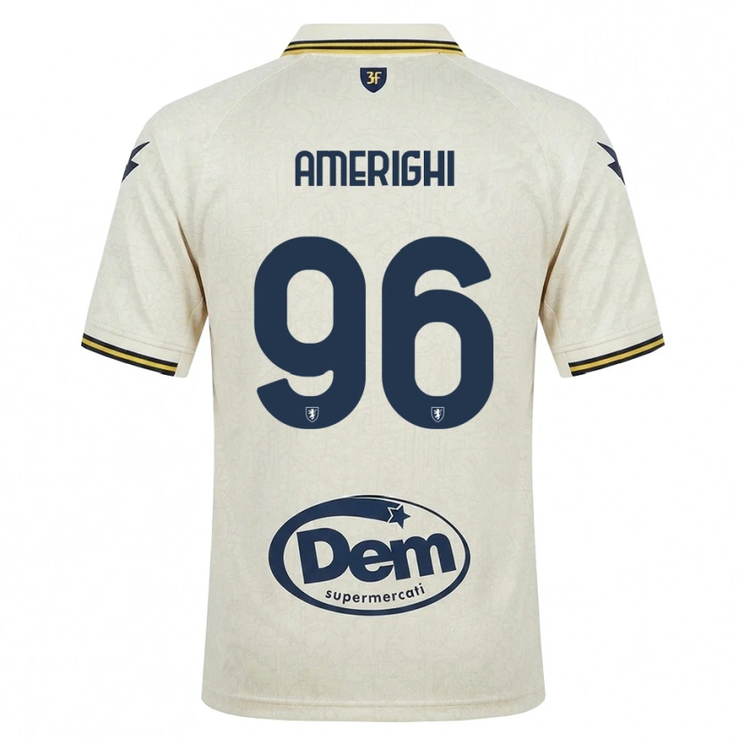Danxen Dámské Igor Amerighi #96 Oldlace Žlutá Černá Daleko Hráčské Dresy 2026/27 Dres