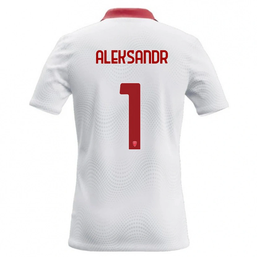 Danxen Dámské Aleksandr Ballabio #1 Bílá Červená Daleko Hráčské Dresy 2026/27 Dres