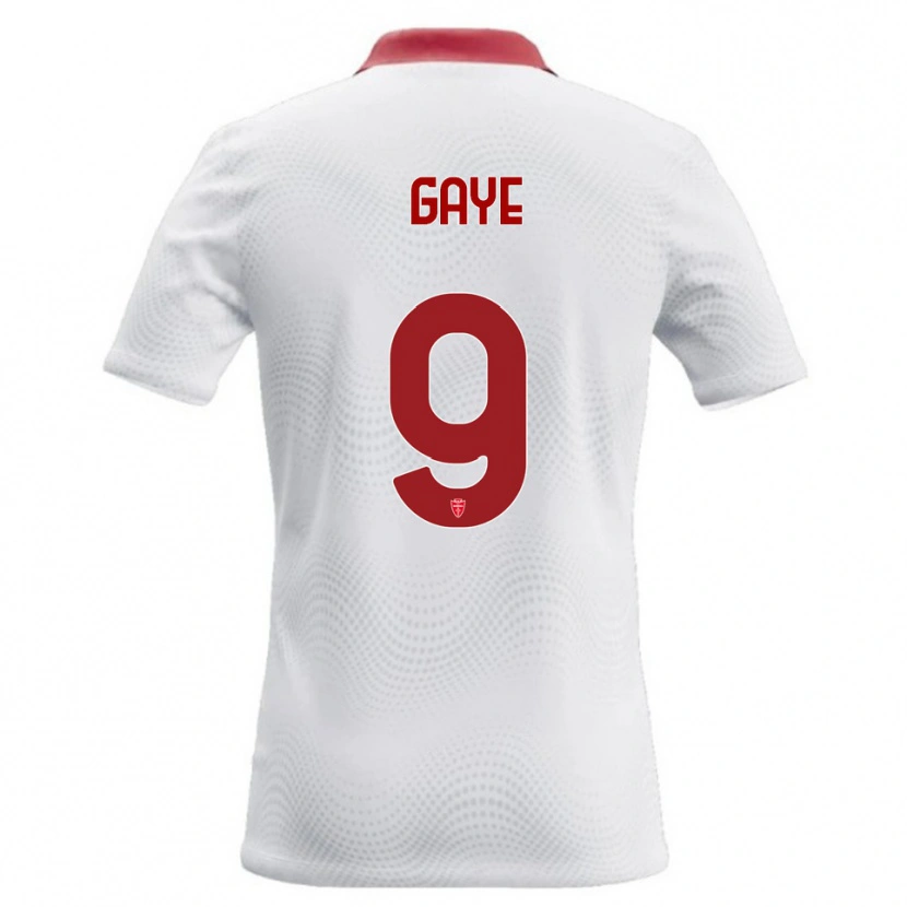 Danxen Dámské Mamadou Gaye #9 Bílá Červená Daleko Hráčské Dresy 2026/27 Dres