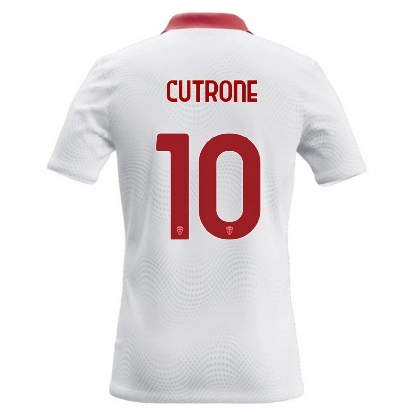 Danxen Dámské Patrick Cutrone #10 Bílá Červená Daleko Hráčské Dresy 2026/27 Dres