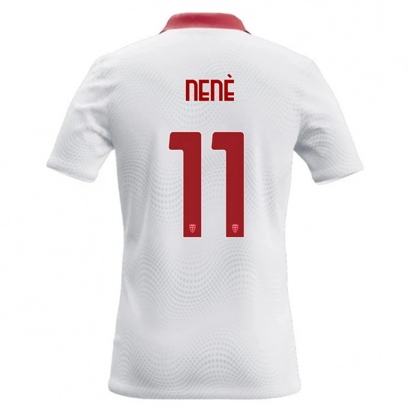 Danxen Dámské Stephen Nenè #11 Bílá Červená Daleko Hráčské Dresy 2026/27 Dres