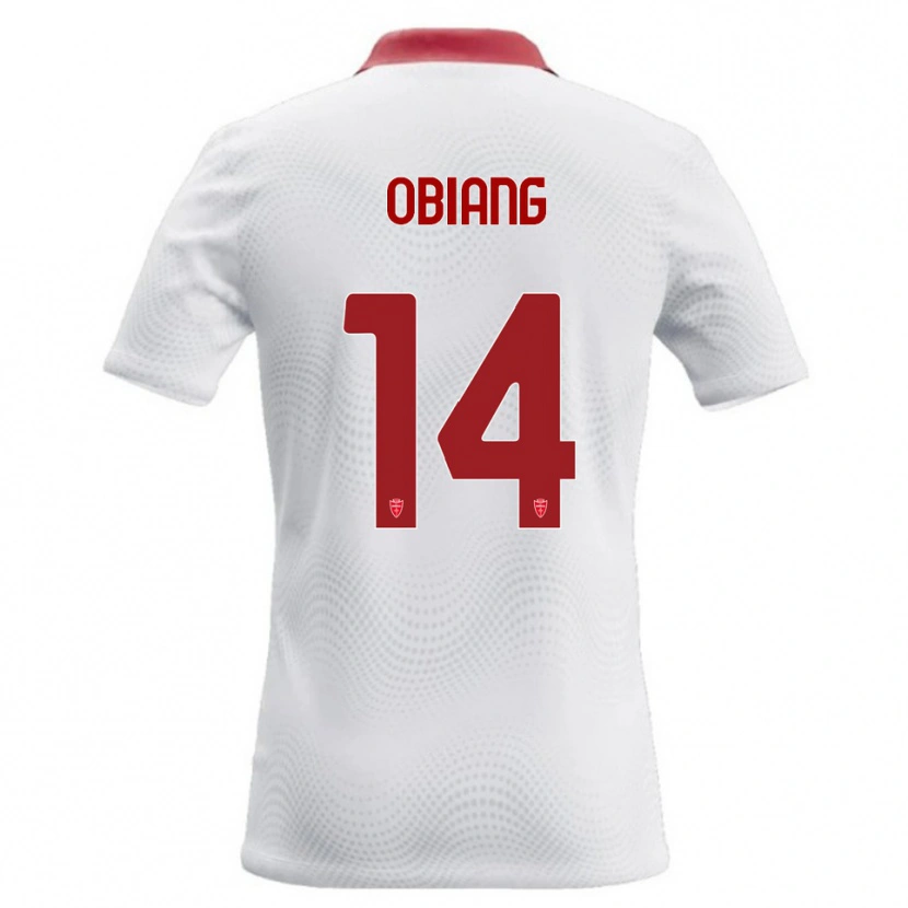 Danxen Dámské Pedro Obiang #14 Bílá Červená Daleko Hráčské Dresy 2026/27 Dres
