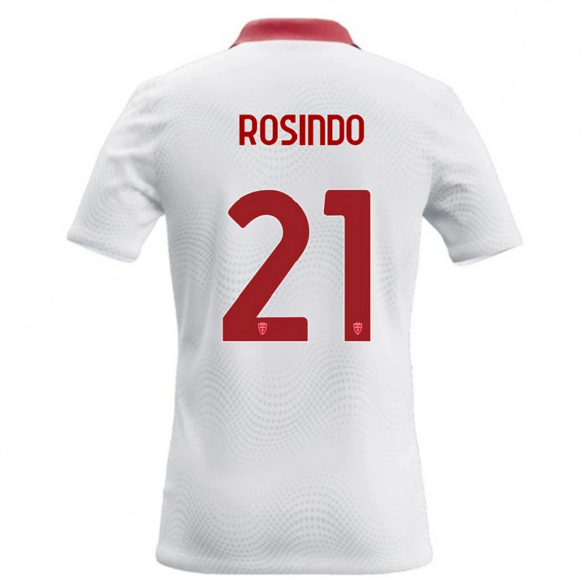 Danxen Dámské Rosindo Zanni #21 Bílá Červená Daleko Hráčské Dresy 2026/27 Dres