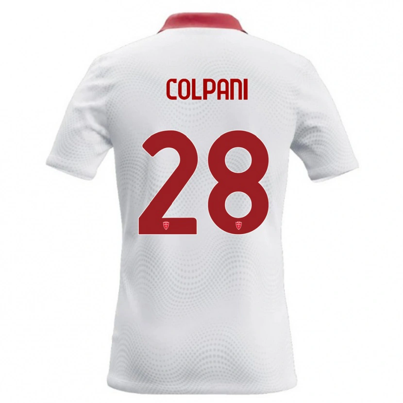 Danxen Dámské Andrea Colpani #28 Bílá Červená Daleko Hráčské Dresy 2026/27 Dres