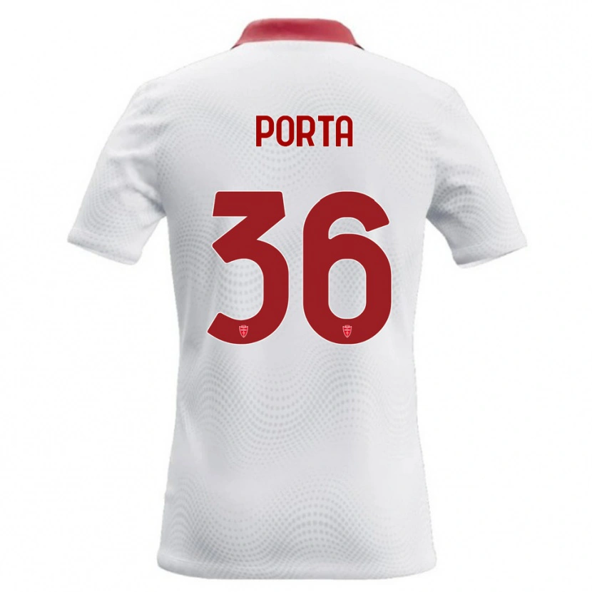 Danxen Dámské Matteo Porta #36 Bílá Červená Daleko Hráčské Dresy 2026/27 Dres