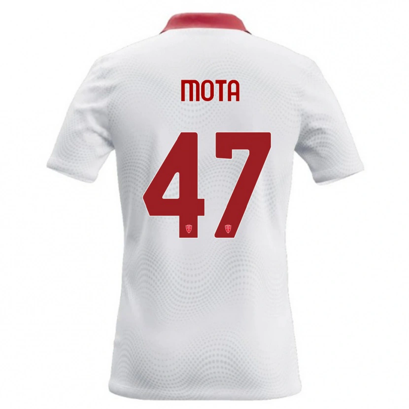 Danxen Dámské Dany Mota #47 Bílá Červená Daleko Hráčské Dresy 2026/27 Dres