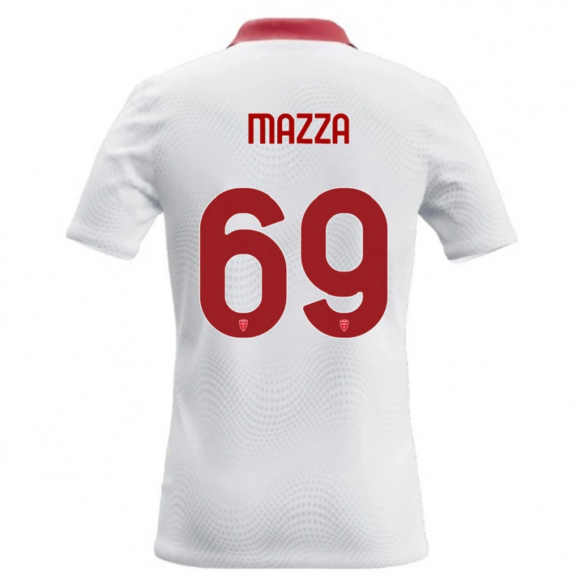 Danxen Dámské Andrea Mazza #69 Bílá Červená Daleko Hráčské Dresy 2026/27 Dres