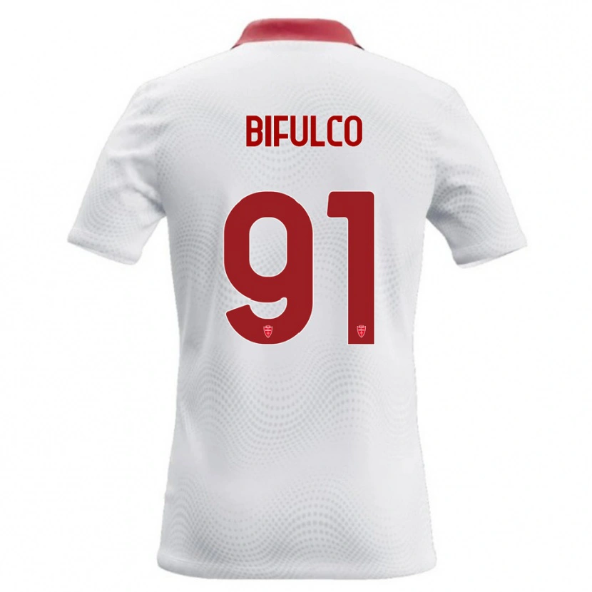 Danxen Dámské Davide Bifulco #91 Bílá Červená Daleko Hráčské Dresy 2026/27 Dres