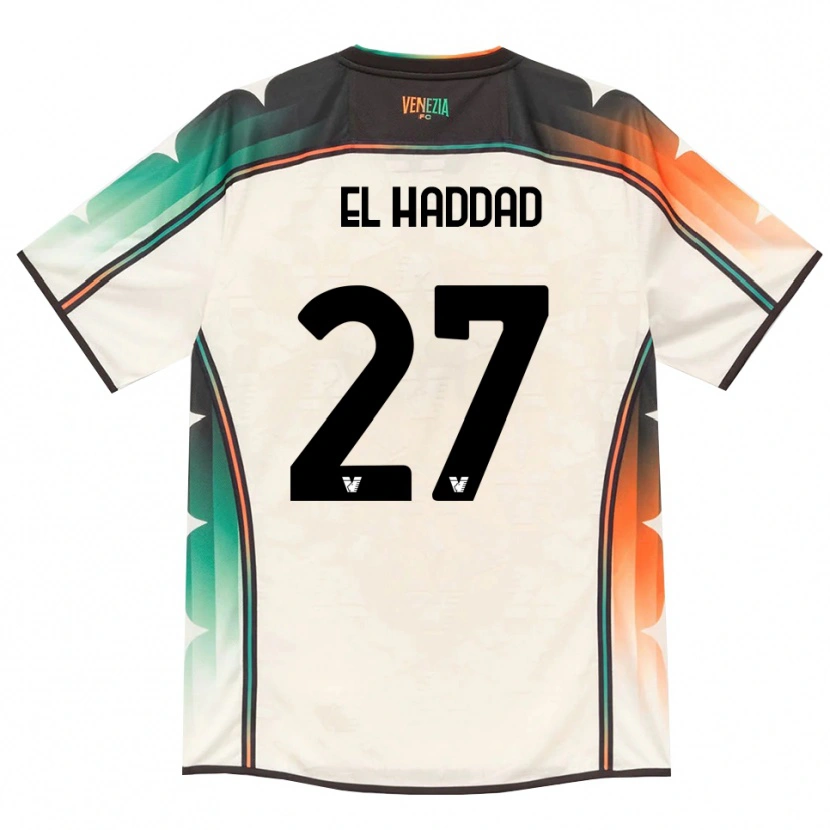 Danxen Dámské Saad El Haddad #27 Oldlace Oranžová Zelená Daleko Hráčské Dresy 2026/27 Dres
