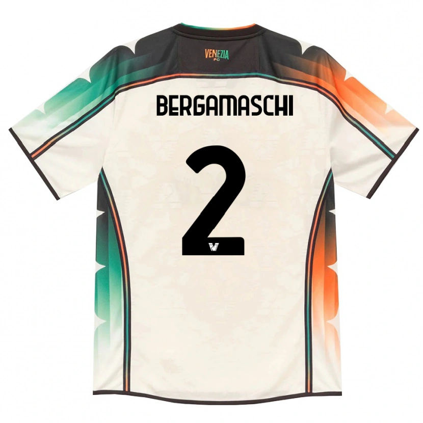 Danxen Dámské Thomas Bergamaschi #2 Oldlace Oranžová Zelená Daleko Hráčské Dresy 2026/27 Dres