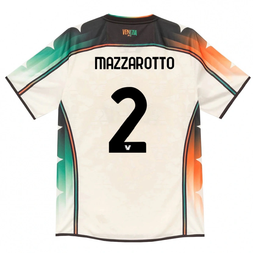 Danxen Dámské Jacopo Mazzarotto #2 Oldlace Oranžová Zelená Daleko Hráčské Dresy 2026/27 Dres