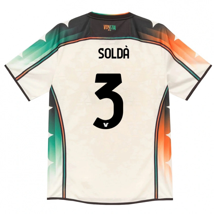 Danxen Dámské Mohamed Soldà #3 Oldlace Oranžová Zelená Daleko Hráčské Dresy 2026/27 Dres