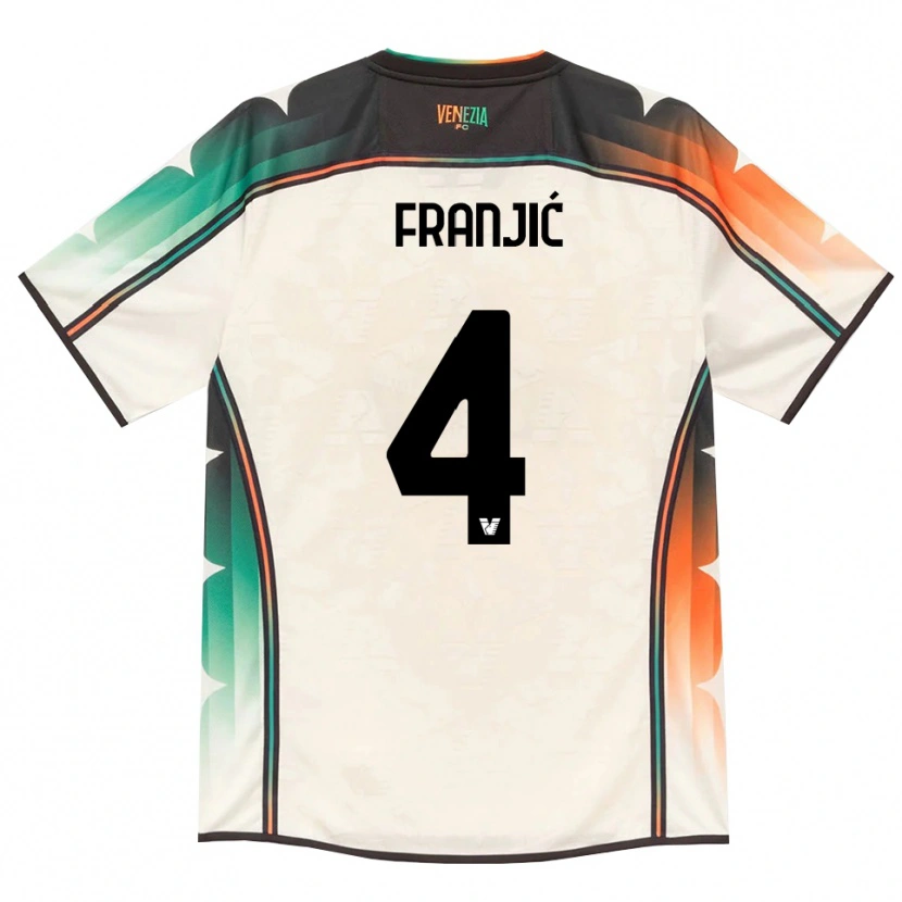 Danxen Dámské Bartol Franjic #4 Oldlace Oranžová Zelená Daleko Hráčské Dresy 2026/27 Dres