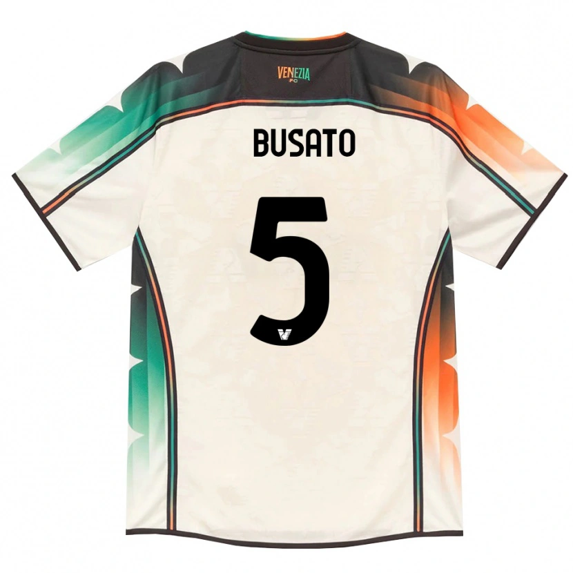 Danxen Dámské Lorenzo Busato #5 Oldlace Oranžová Zelená Daleko Hráčské Dresy 2026/27 Dres