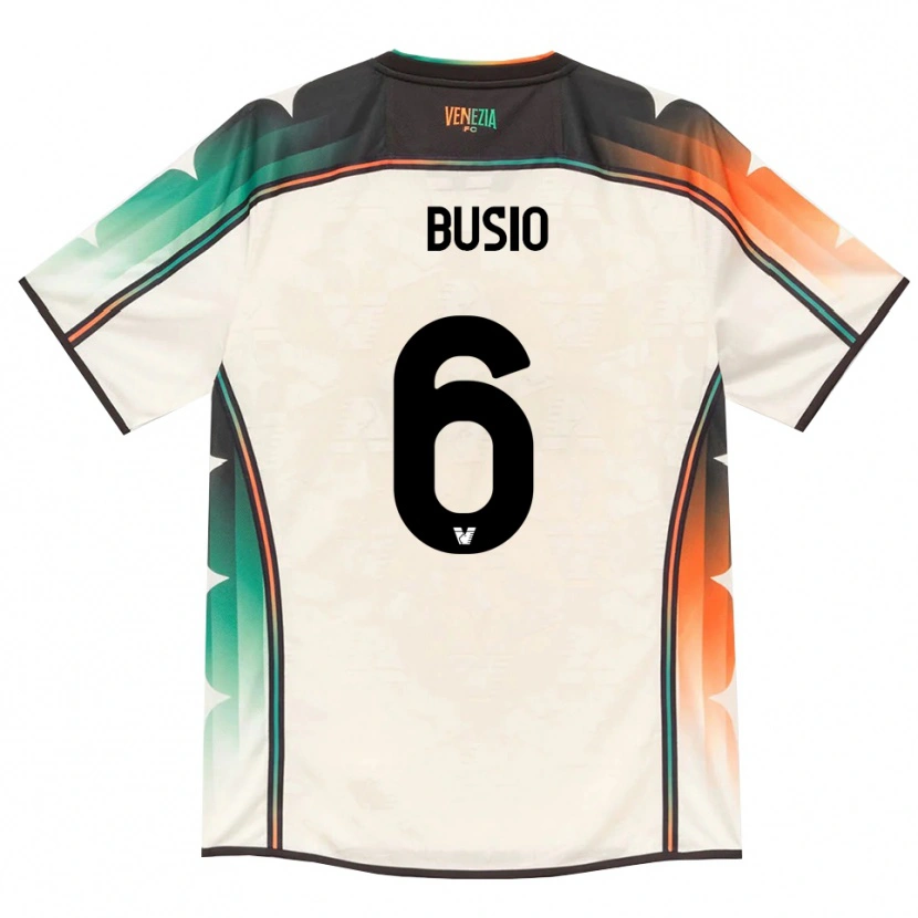 Danxen Dámské Gianluca Busio #6 Oldlace Oranžová Zelená Daleko Hráčské Dresy 2026/27 Dres