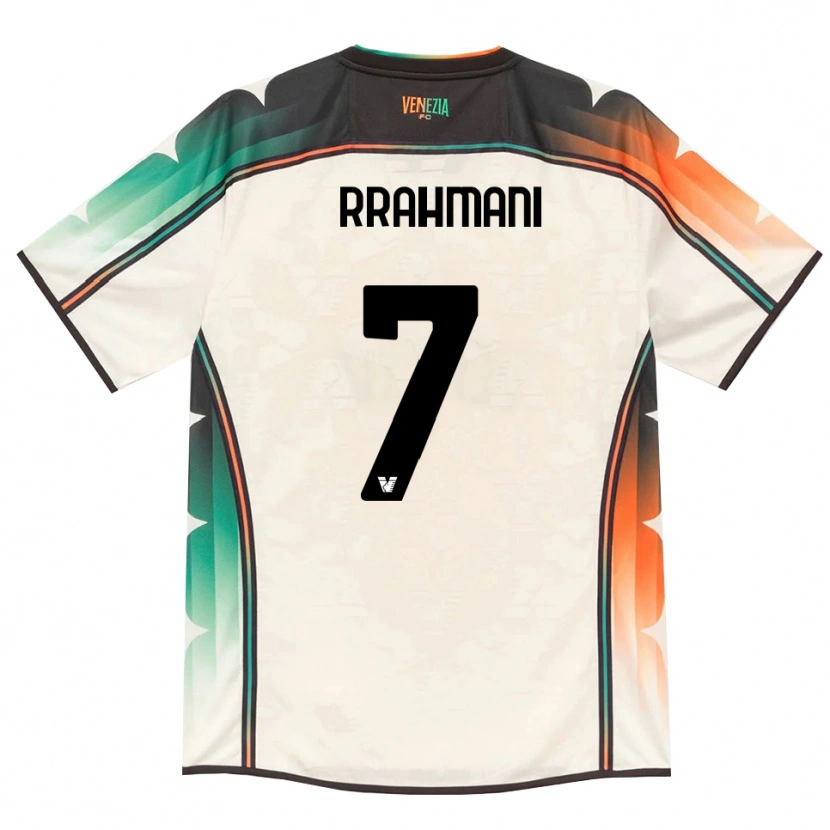 Danxen Dámské Albion Rrahmani #7 Oldlace Oranžová Zelená Daleko Hráčské Dresy 2026/27 Dres