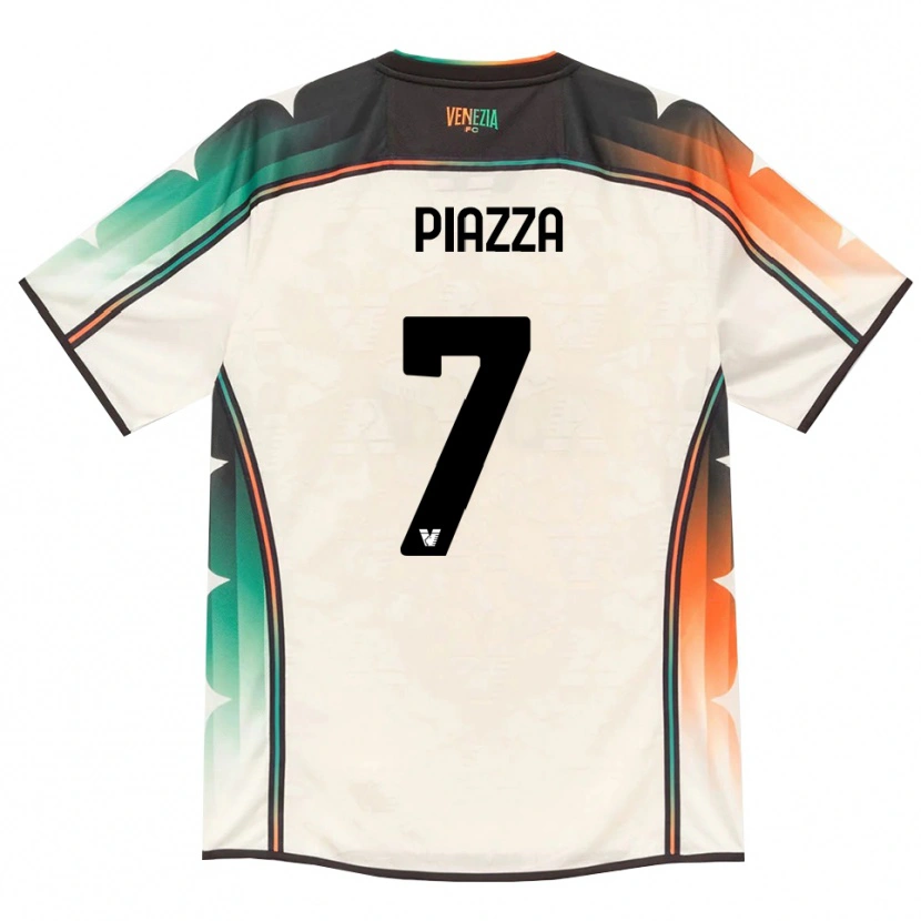 Danxen Dámské Massimiliano Piazza #7 Oldlace Oranžová Zelená Daleko Hráčské Dresy 2026/27 Dres