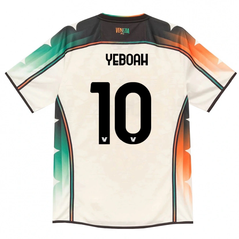 Danxen Dámské John Yeboah #10 Oldlace Oranžová Zelená Daleko Hráčské Dresy 2026/27 Dres