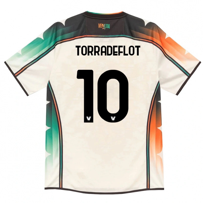 Danxen Dámské Queral Torradeflot #10 Oldlace Oranžová Zelená Daleko Hráčské Dresy 2026/27 Dres