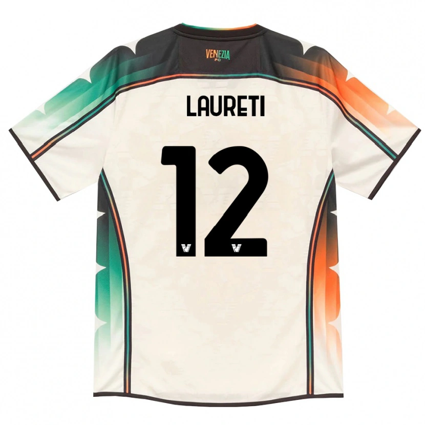 Danxen Dámské Tommaso Laureti #12 Oldlace Oranžová Zelená Daleko Hráčské Dresy 2026/27 Dres
