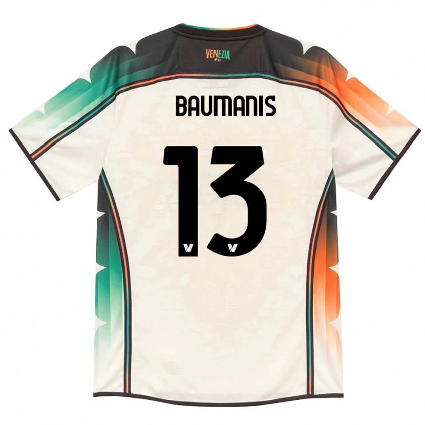Danxen Dámské Kristofers Baumanis #13 Oldlace Oranžová Zelená Daleko Hráčské Dresy 2026/27 Dres