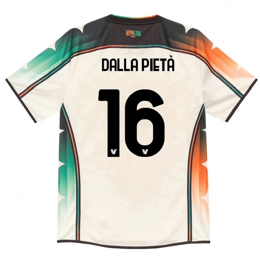 Danxen Dámské Leonardo Dalla Pietà #16 Oldlace Oranžová Zelená Daleko Hráčské Dresy 2026/27 Dres