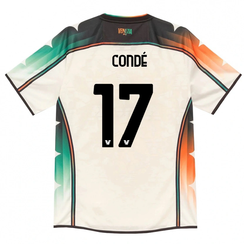 Danxen Dámské Cheick Condé #17 Oldlace Oranžová Zelená Daleko Hráčské Dresy 2026/27 Dres