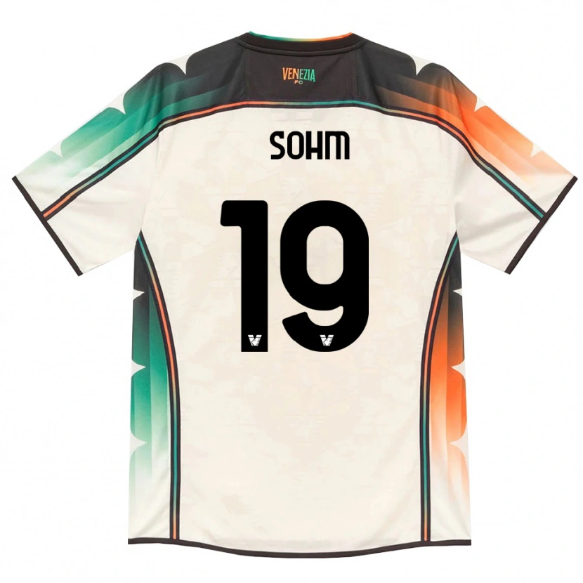 Danxen Dámské Simon Sohm #19 Oldlace Oranžová Zelená Daleko Hráčské Dresy 2026/27 Dres
