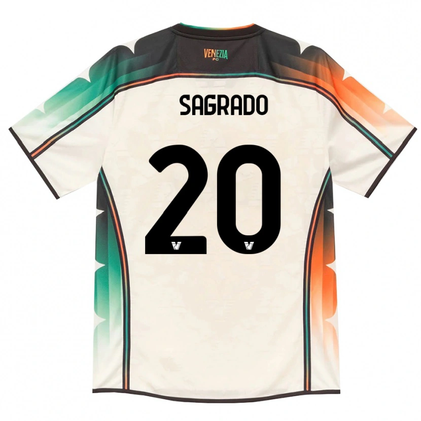 Danxen Dámské Richie Sagrado #20 Oldlace Oranžová Zelená Daleko Hráčské Dresy 2026/27 Dres