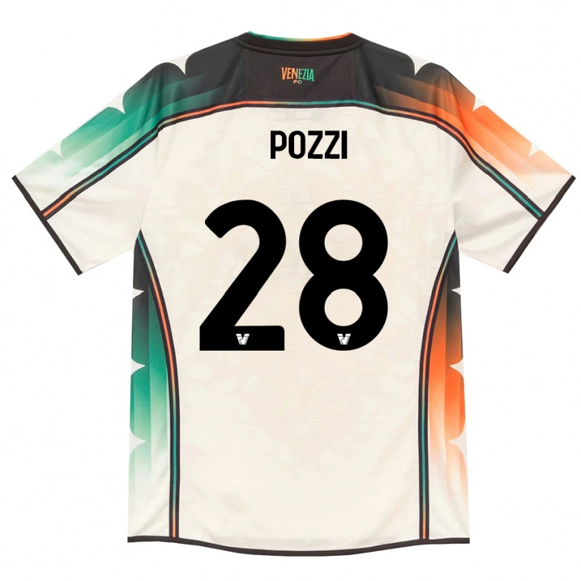 Danxen Dámské Alessio Pozzi #28 Oldlace Oranžová Zelená Daleko Hráčské Dresy 2026/27 Dres
