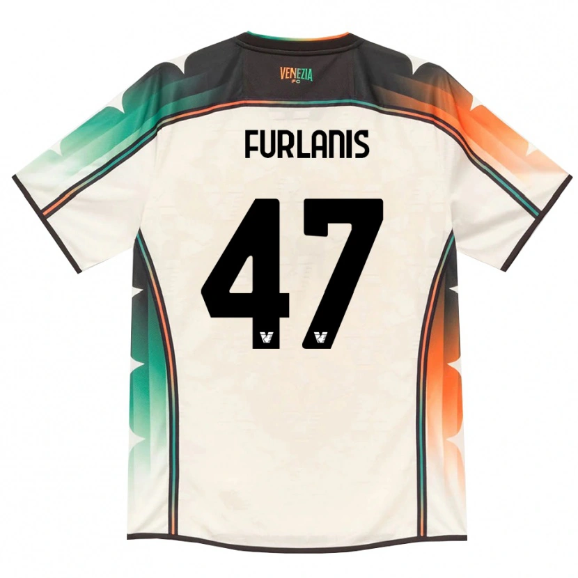 Danxen Dámské Giorgia Furlanis #47 Oldlace Oranžová Zelená Daleko Hráčské Dresy 2026/27 Dres