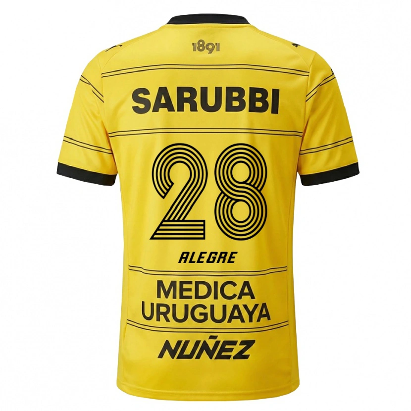 Danxen Dámské Ignacio Alegre #28 Žlutá Černá Daleko Hráčské Dresy 2026/27 Dres