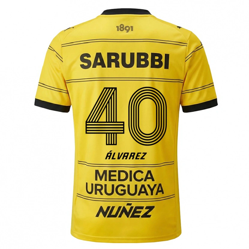 Danxen Dámské Brandon Álvarez #40 Žlutá Černá Daleko Hráčské Dresy 2026/27 Dres