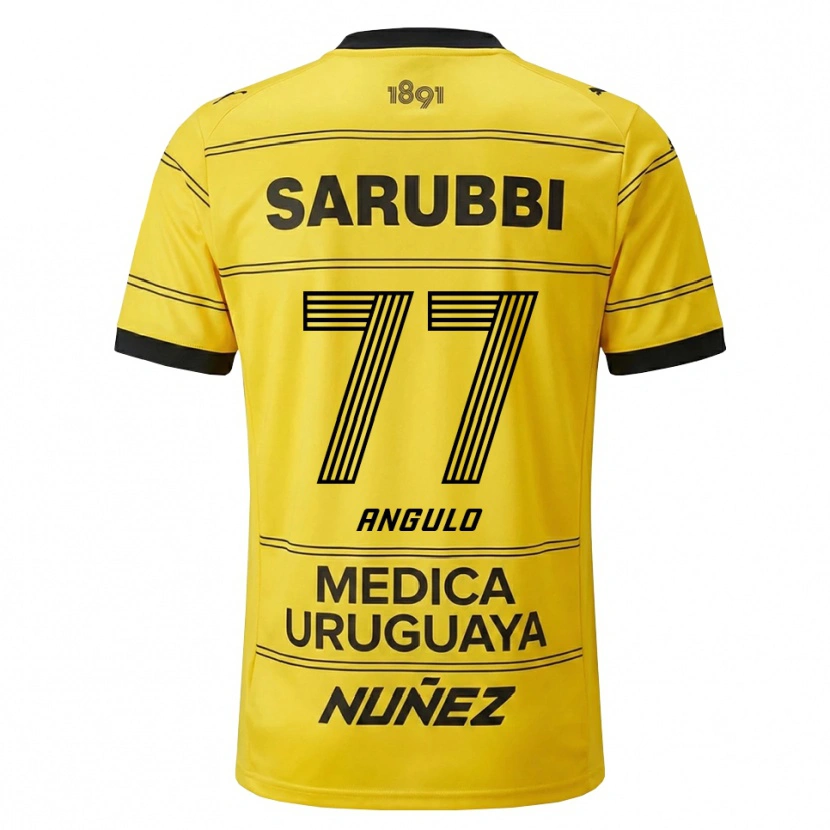 Danxen Dámské Luis Angulo #77 Žlutá Černá Daleko Hráčské Dresy 2026/27 Dres