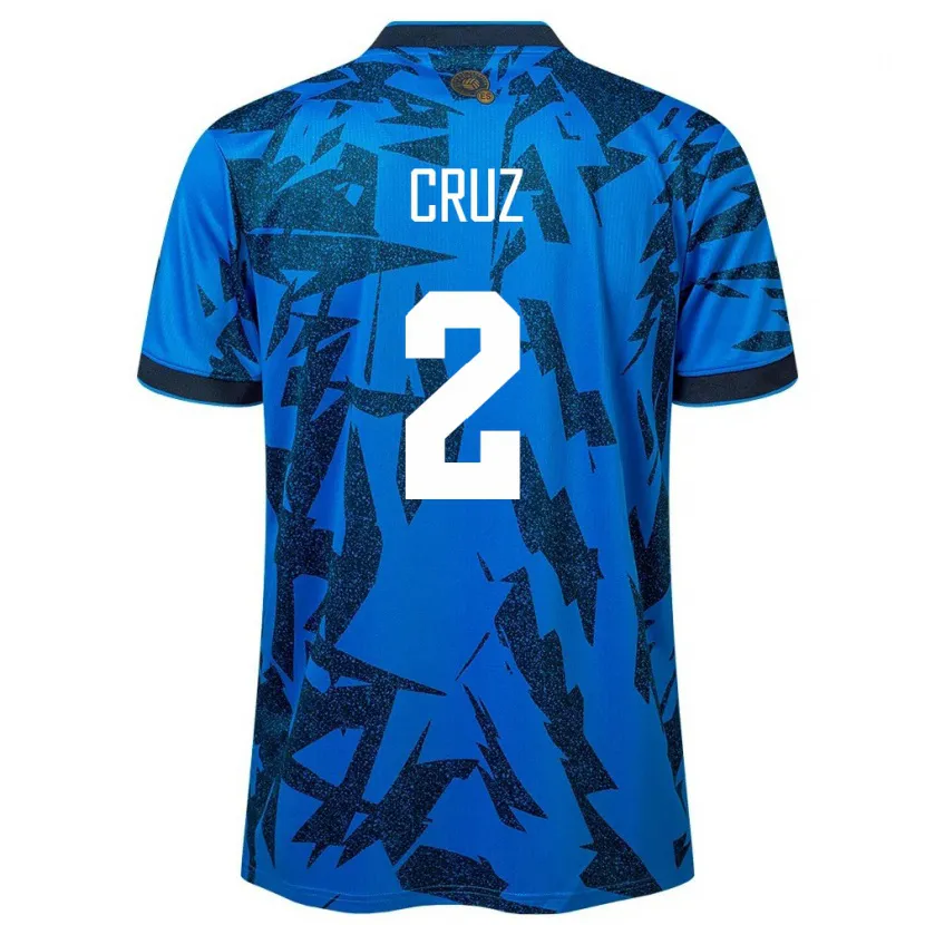 Danxen Dětské Salvador Melvin Cruz #2 Modrý Domů Hráčské Dresy 24-26 Dres