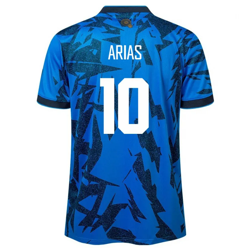 Danxen Dětské Salvador Cristopher Arias #10 Modrý Domů Hráčské Dresy 24-26 Dres