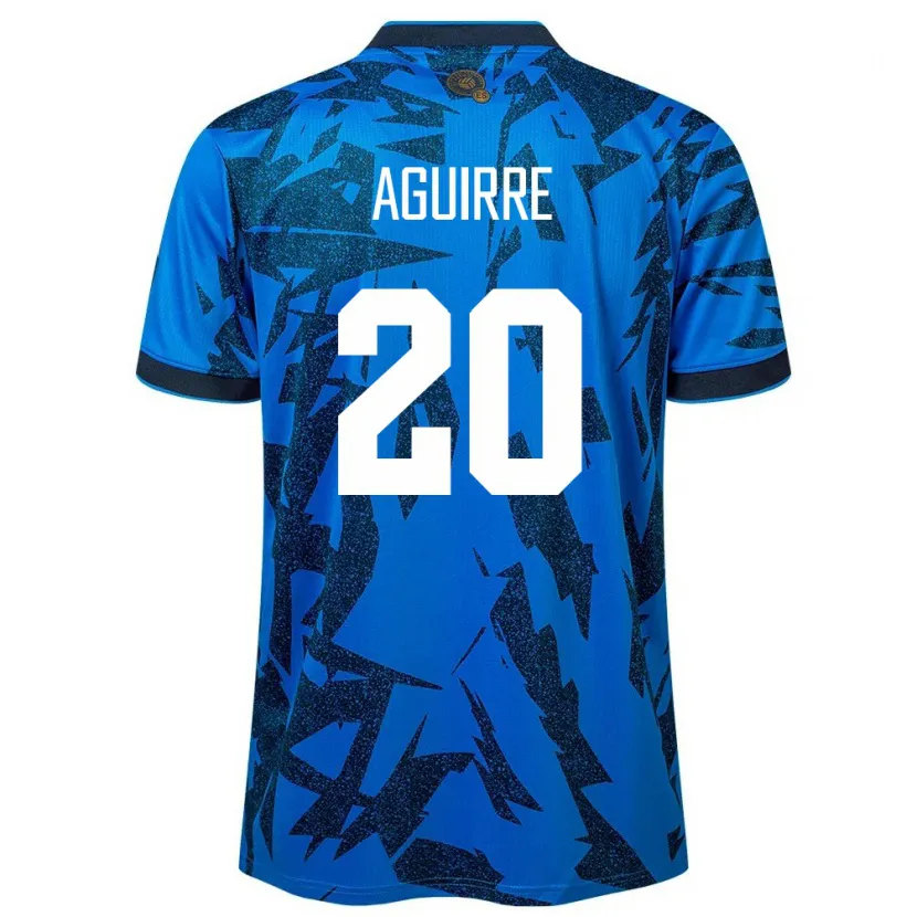Danxen Dětské Salvador Jonathan Aguirre #20 Modrý Domů Hráčské Dresy 24-26 Dres