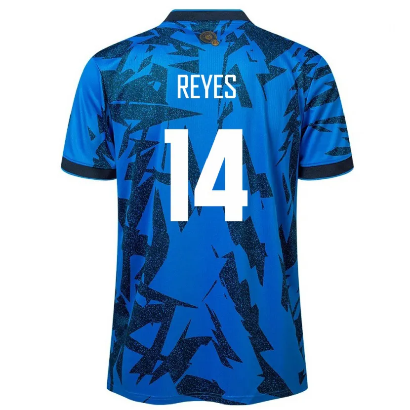 Danxen Dětské Salvador Karen Reyes #14 Modrý Domů Hráčské Dresy 24-26 Dres