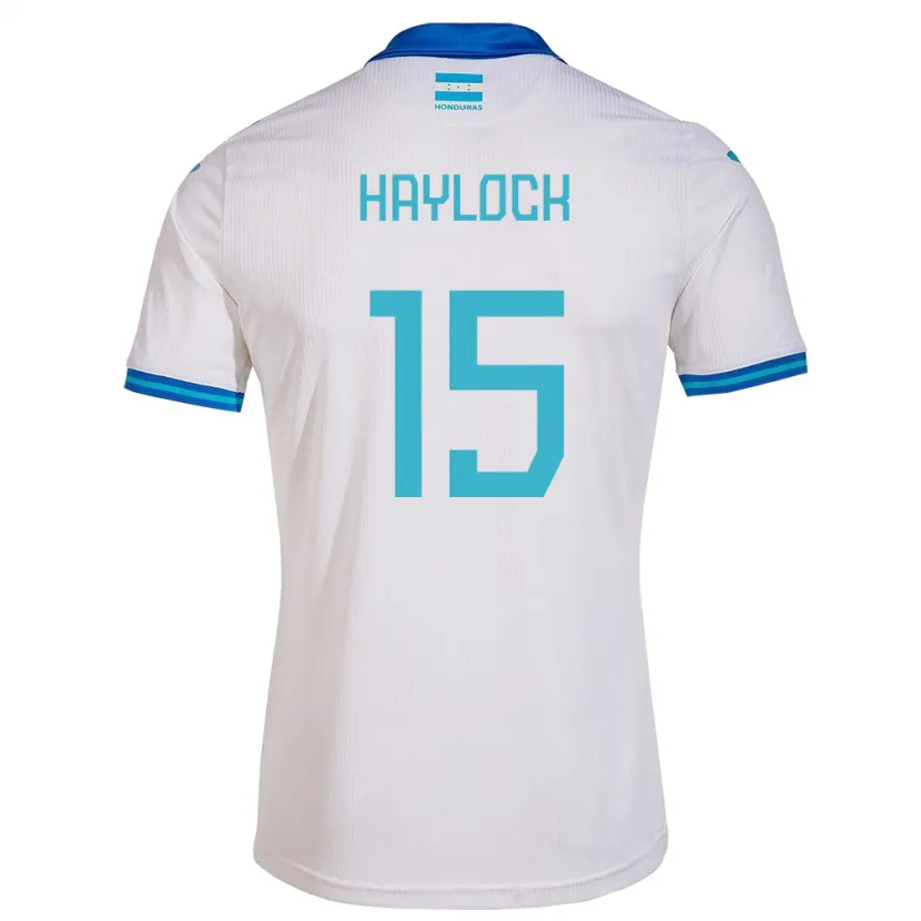 Danxen Dětské Honduras Kendra Haylock #15 Bílý Domů Hráčské Dresy 24-26 Dres