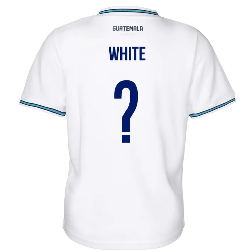 Danxen Dětské Guatemala Megan White #0 Bílý Domů Hráčské Dresy 24-26 Dres