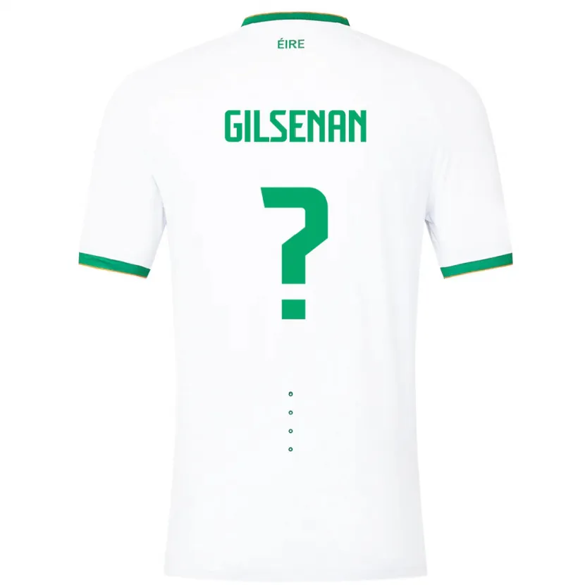 Danxen Dětské Irsko Zak Gilsenan #0 Bílý Daleko Hráčské Dresy 24-26 Dres