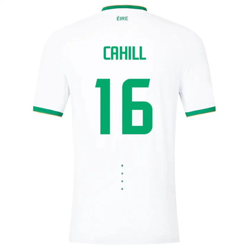 Danxen Dětské Irsko Killian Cahill #16 Bílý Daleko Hráčské Dresy 24-26 Dres